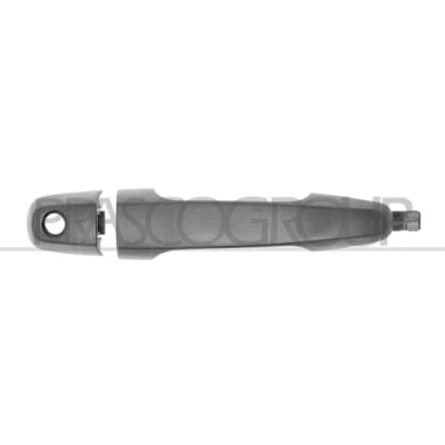 Imagen de PRASCO MB8218011 Manecilla de Puerta exterior, Delante, derecha con ojo cerradura negro MITSUBISHI: L200 / Triton IV Pick up