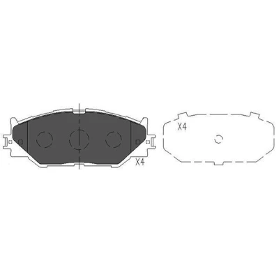 Imagen de KAVO PARTS KBP 9094 Juego de pastillas freno LEXUS: IS 2, 3