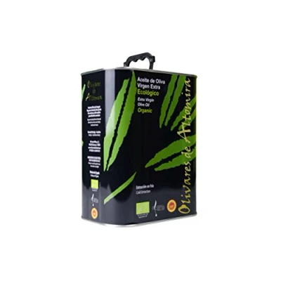 Imagen de Aceite de oliva Virgen Extra 3l AOVE ECOLOGICO Primer prensado en frio Primera Prensada Cosecha temprana Rico Biofenoles Oleocanthal Lata 3 litros Aceituna envero