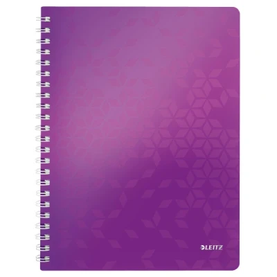 Imagen de Leitz Wow Cuaderno de tapa rígida, A4, Púrpura (Metallic Violet)