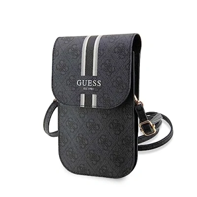 Imagen de CG MOBILE Guess 4G Cartera con diseño de Rayas, Color Negro