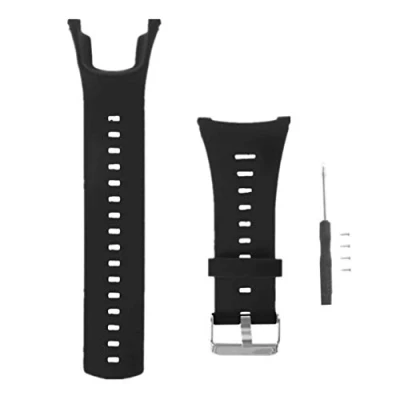 Imagen de Huabao Correa Deportiva de Silicona Pulsera para Suunto Ambit 1/Suunto 2/Suunto 3 (Negro)
