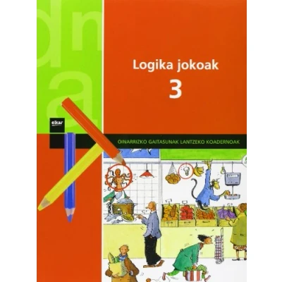 Imagen de Logika jokoak 3 (Oinarrizko gaitasunak lantzeko koadernoak)