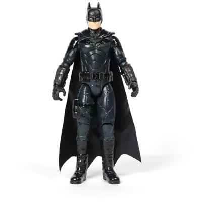 Imagen de THE Batman FIGURA 30 cm DC COMICS Muñeco Articulado con Capa de Tela Estilo y Detalles Oficiales la Película 6061620 Juguetes Niños 3 Años +