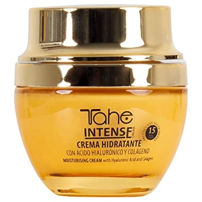 Imagen de Tahe Intense Crema Facial Hidratante con Colágeno y Ácido Hialurónico, FPS 15, 50 ml