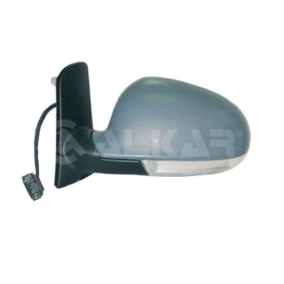 Imagen de Espejo retrovisor Alkar 6139801 izquierda imprimado eléctrico calefactable, asférico para vehíc. con volante a la VOLKSWAGEN: Sharan I