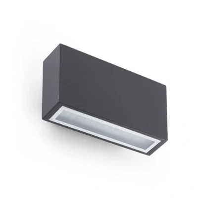 Imagen de Faro Barcelona 72269 TANE Aplique (bombilla incluida) LED, 6W, cuerpo de aluminio y difusor cristal translúcido, color gris