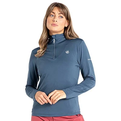 Imagen de Dare2b Lowline II Womens Core Strech para esquí, senderismo y trekking Tejido elástico reciclado con respaldo cálido, secado rápido, capucha cremallera completa