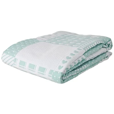 Imagen de VIALMAN Colcha Bouti Ligera Sofia 21 para Cama Individual de 105 cm Tamaño 200 x 270 cm, Color Verde