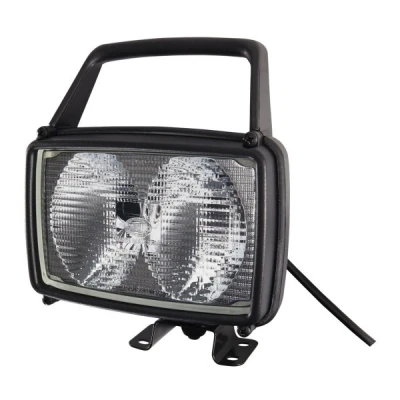 Imagen de HELLA Halógena Faro de trabajo Double Beam 12V / 24V Conexión roscada/montaje exterior Fijación cuatro puntos Iluminación campo cercano Cable: 250mm 1GA 006 991 021