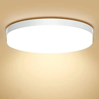 Imagen de Ouyulong Plafon Led Techo Redondo 36W, Baño Luz Calida 3000K IP54,4250LM Lampara Para Cocina Dormitorio Pasillo Habitacion Balcón Garaje