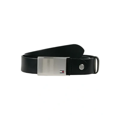 Imagen de Tommy Hilfiger Plaque BELT Cinturón, Hombre, Talla: 115, Black