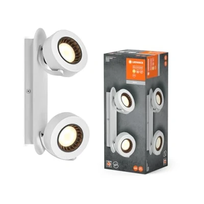 Imagen de LEDVANCE LED downlight Venus, 3.000 K, 2 luces, blanco