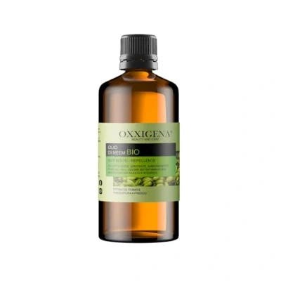 Imagen de Oxxigena Aceite de Neem Orgánico Virgen 100% Puro 250 ml Prensado en Frío Hidratante, Reconstituyente, Ideal para El Cabello, Piel Vegano, sin OGM
