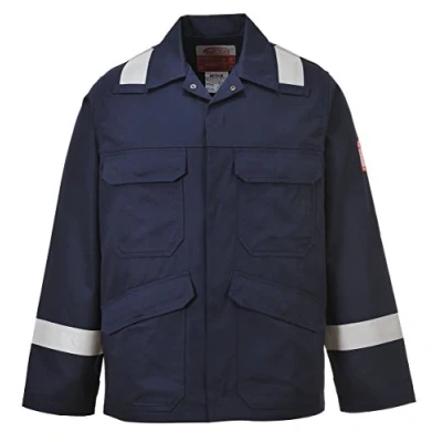 Imagen de Portwest Chaqueta Bizflame Plus, Tamaño: 4XL, Color: Marino, FR25NAR4XL