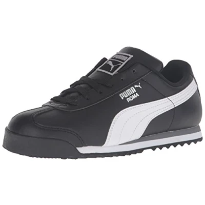 Imagen de PUMA Roma Basic, Zapatillas Hombre, Negro, Blanco, Plateado, 45 EU