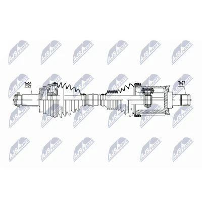 Imagen de NTY NPW BM 039 Árbol de transmisión BMW: X5, X6