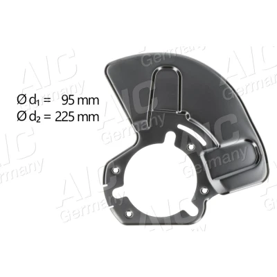 Imagen de AIC 55973 Chapa Protectora de Disco Freno Eje delantero, derecha OPEL: Zafira A