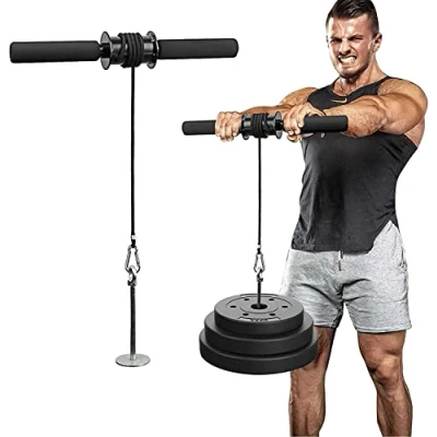 Imagen de Yosoo Profesional Mango de fuerza para Entrenamiento y deportes fuerza, Agarre Muñeca Gimnasio Entrenador Antebrazo Endurecedor Músculo, Peso Aguantado 9,5 kg