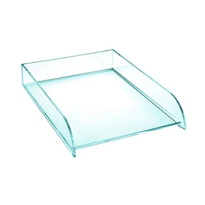 Imagen de Osco ASLT GL Glass Look Acrylic Stacking Letter Tray,Glass (Slide &amp; Stack)