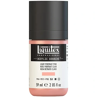 Imagen de Liquitex Professional Gouache acrílico extrafino viscocidad Baja, Tubo 59 ml, Rosa Retrato,