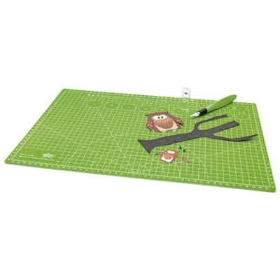 Imagen de Wedo Cutting Mat Esterilla para corte, 450 x 300 3 mm, color verde manzana