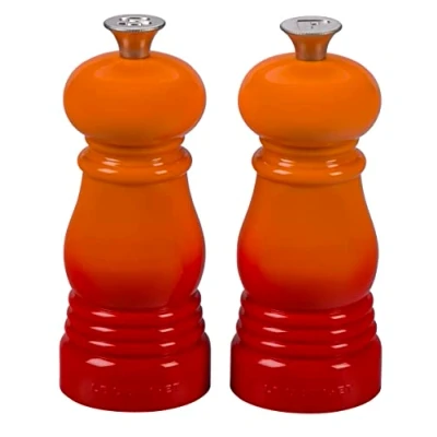 Imagen de Le Creuset Set de Mini Molinillos Sal y Pimienta, Plástico ABS, Mecanismo Cerámica, Anticorrosión, Volcanico, 96002500090000