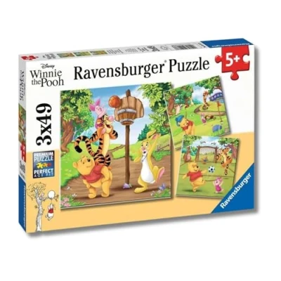 Imagen de Ravensburger Puzzle Disney: Winnie The Pooh, 5 Años o Más, Puzzles Niños Años, Rompecabezas Niños, Puzzle, Regalo Niño Jigsaw, 3 de 49 Piezas, 21x21cm