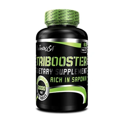 Imagen de BioTechUSA Tribooster Suplemento dietético en un comprimido que contiene 2000 mg de extracto abrojo, 120 comprimidos