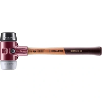 Imagen de Halder 3023060 &quot;simplex&quot; soft face/tpe mid Maza de goma, Multicolor, 60 mm