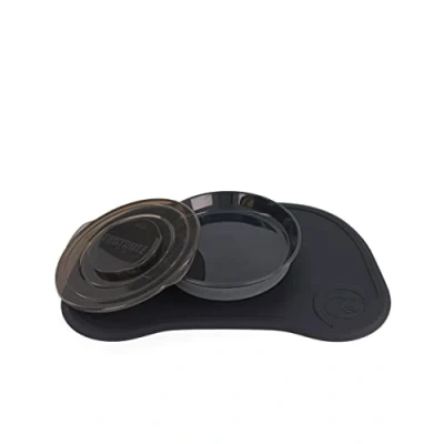 Imagen de Twistshake Click Mat Base de Silicona Antideslizante para bebés, 38 x 25 cm, sin BPA, Negro