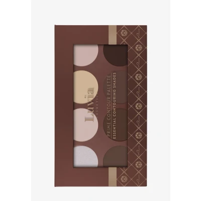 Imagen de Paleta Contorno Profesional en polvo 8 colores un único Kit con tonos para contorno, fijador y iluminador Palette Contouring Cosméticos Nutritivos Veganos