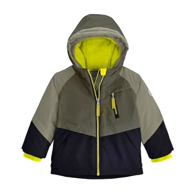 Imagen de first instinct by killtec Niños Chaqueta de esquí/chaqueta funcional con capucha y protección contra la nieve FISW 31 MNS SKI JCKT, dunkeloliv, 86/92, 42253 000