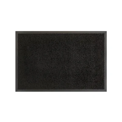 Imagen de andiamo Felpudo Verdi para la Entrada de casa Ideal como Interior o en Exteriores Cubiertos Puerta 90 x 150 cm, Color Negro 2