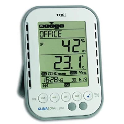 Imagen de TFA 303039 HygroLoggPro Termómetro / hidrógrafo profesional con sistema de registro datos