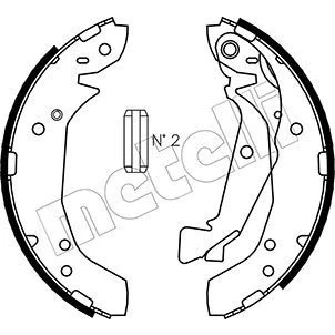 Imagen de Kit de zapatas METELLI 53 0175