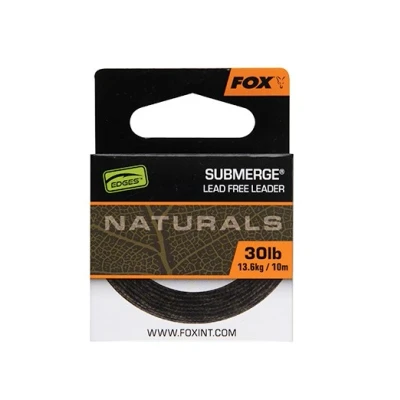 Imagen de Fox Edges Naturals Submerge Líder 30lb (10m) Material para bajos de línea carpfishing