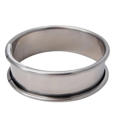Imagen de De Buyer, ARO TARTA CON BORDE Ø 6 CM x 2CM ALTO, 3091.06N