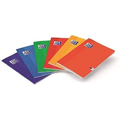 Imagen de Oxford 736653 Libreta A4, horizontal, con margen, multicolor