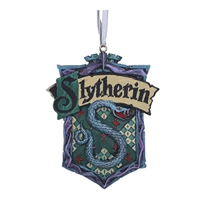 Imagen de Nemesis Now Harry Potter Slytherin Figura Decorativa para Colgar en la Cresta, 8 cm, Color Verde