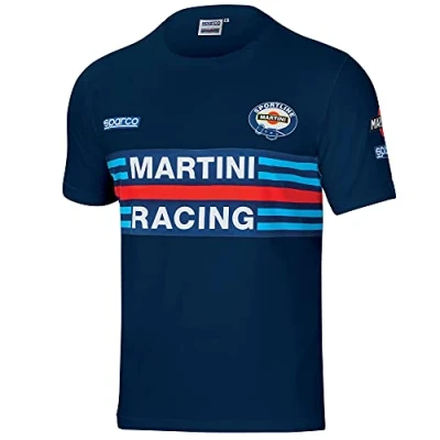 Imagen de Sparco 01274MRBM3L CAMISETA MARTINI R TALLA L AZUL MARINO