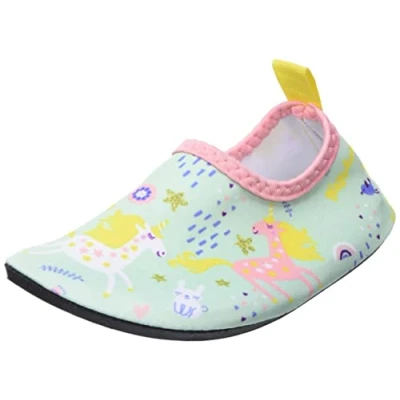 Imagen de Playshoes Descalzo, Zapatos de Agua Bebé Niñas, Unicornio Menta, 18/19 EU