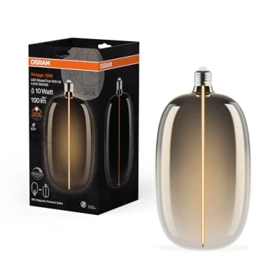 Imagen de OSRAM LED Big Elipse Oval E27 4,8W 818 Filamento humo atenuable