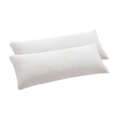 Imagen de Donegal Collections Almohada Viscoelastica Aloe Vera Pack 2 Unidades 70 cm Copos 100% Viscoelasticos Tejido Strech Vera, Firmeza Media Alta, Termoregulable, Antiácaros, Fabricado en España