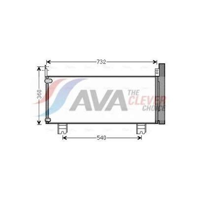 Imagen de PRASCO TO5660D Condensador con secador 15,5 10,2 Aluminio 740 R 134 a