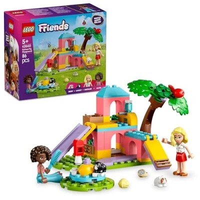 Imagen de LEGO Friends Parque de Las Cobayas Juguete Construcción para Niñas 5 Años o Más, Juego Roles con 2 Figuras Animales y Mini Muñecas Aliya Matilde, Regalo Cumpleaños 42640
