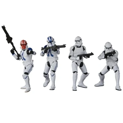 Imagen de STAR WARS The Vintage Collection Phase II Clone Trooper, Ahsoka Figura de acción coleccionable 3.75 pulgadas, paquete 4