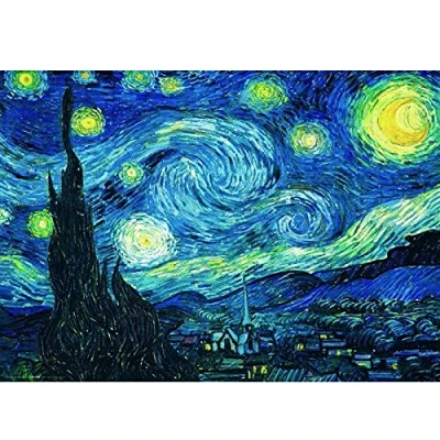 Imagen de MXJSUA 5D Kit de Pintura Diamante para Manualidades (40 x 30 cm),5D Diamond Diamantes diseño Abstracto Cielo Estrellado