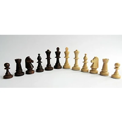 Imagen de Classic Staunton (n. 5 y 6) Figuras de ajedrez ponderadas Madera Profesionales, Piezas