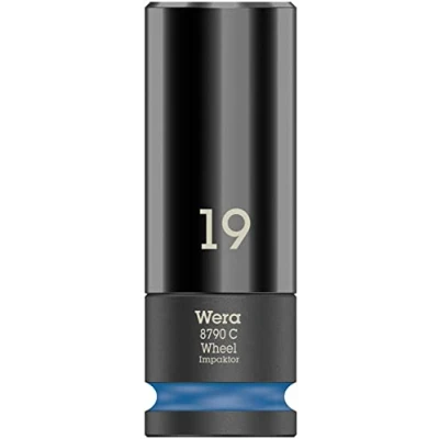 Imagen de WERA 05004591001 8790 C Wheel Impaktor 19,0 Llave de vaso larga con arrastre 1/2&quot;